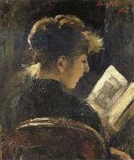 Lovis Corinth Girl Reading oil on canvas